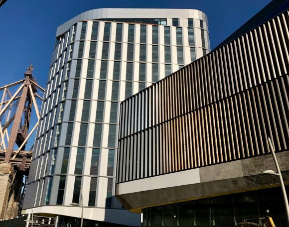 First Job Openings for University Roosevelt Island Hotel University Roosevelt Island Hotel nearing completion, last month.